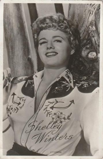 FILMSTER SHELLEY WINTERS JAREN 40 ZEER MOOI  KAART KH750 beschikbaar voor biedingen