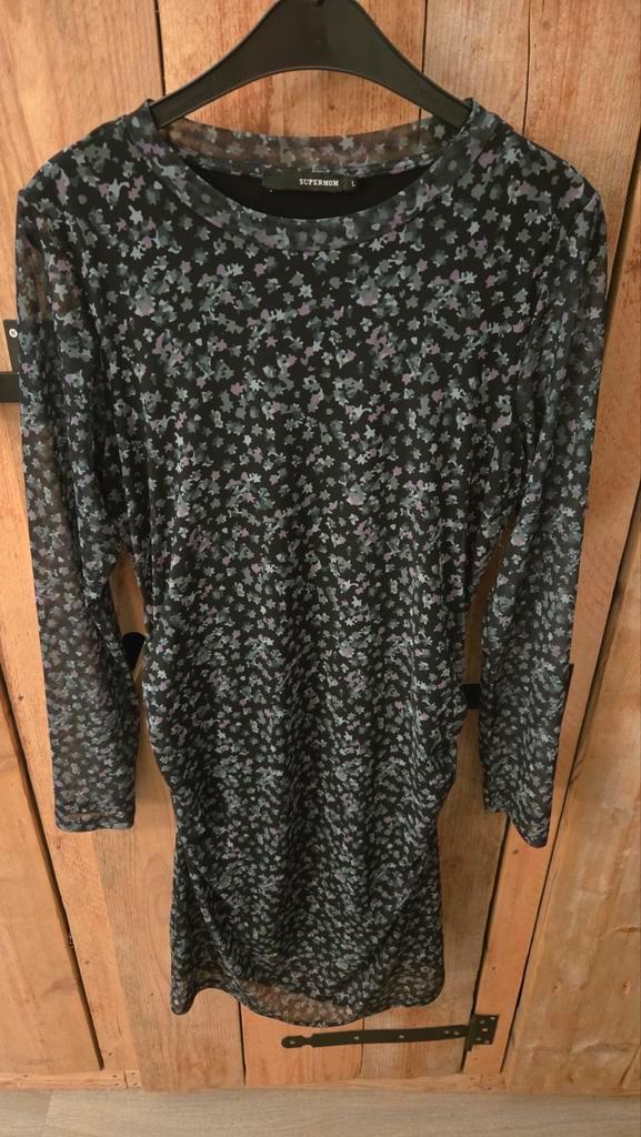 Supermom jurk maat L, Kleding | Dames, Positiekleding, Zo goed als nieuw, Jurk, Maat 42/44 (L), Verzenden