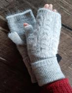 Soepele mofjes van acryl licht grijs nieuw, Ophalen of Verzenden, Nieuw