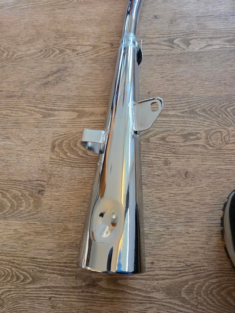 Uitlaat Suzuki GN 125 - Nieuwstaat, Ophalen, Zo goed als nieuw, Uitlaat, Suzuki