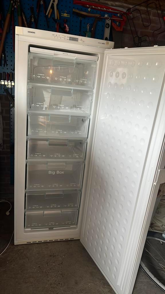 Siemens hoge vrieskast 303 liter 175x65 cm. Koelt tot -08, Witgoed en Apparatuur, Vriezers en Diepvrieskisten, Zo goed als nieuw