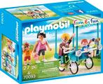 Playmobil Family Fun Fiets met Overkapping (70093), Ophalen of Verzenden, Zo goed als nieuw, Complete set