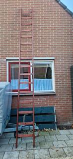 Houten ladder., Doe-het-zelf en Verbouw, Steigers, Ophalen of Verzenden, Gebruikt, Overige typen, 2 tot 5 meter