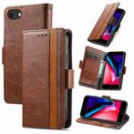 iPhone 6/7/8/ SE 2 PU-leer Wallet Flip Case Set _ Dk.bruin, Nieuw, Hoesje of Tasje, IPhone SE (2022), Verzenden