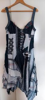 Patchwork Jurk - Uniek Design! LISSA, Kleding | Dames, Maat 38/40 (M), Overige kleuren, Ophalen of Verzenden, Zo goed als nieuw