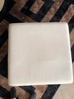 Poef kleur crème, Huis en Inrichting, Ophalen, Gebruikt, Vierkant, 75 tot 100 cm