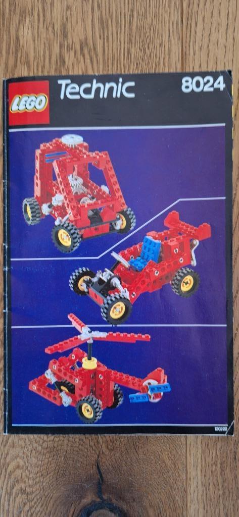 Lego Technic 8024 compleet, Kinderen en Baby's, Speelgoed | Duplo en Lego, Gebruikt, Lego, Complete set, Ophalen of Verzenden