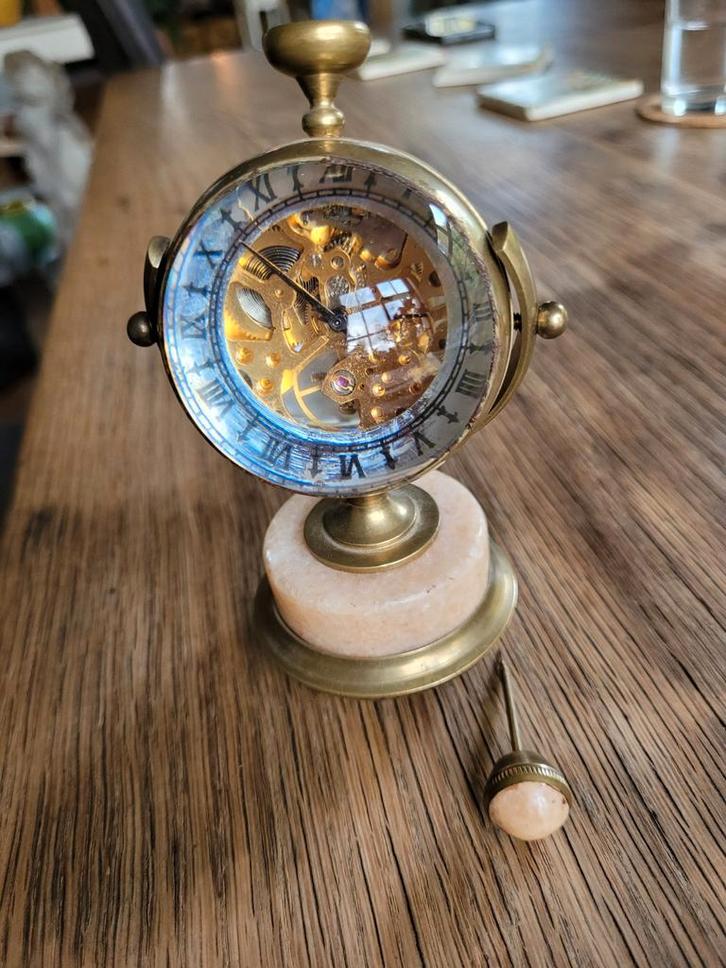 Oud antiek klokje skeletklokje, Antiek en Kunst, Antiek | Klokken, Ophalen of Verzenden