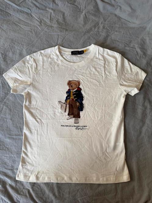 Ralph Lauren Polo Bear T-Shirt Maat L, Kleding | Heren, T-shirts, Zo goed als nieuw, Maat 52/54 (L), Wit, Ophalen of Verzenden