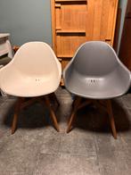 Ikea Kuipstoelen - 4 stuks (2 wit, 2 grijs), Ophalen, Kunststof, Gebruikt, Vier