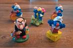 5x Smurfen Candy toppers/snoepdoppen, Ophalen of Verzenden, Gebruikt, Verschillende Smurfen