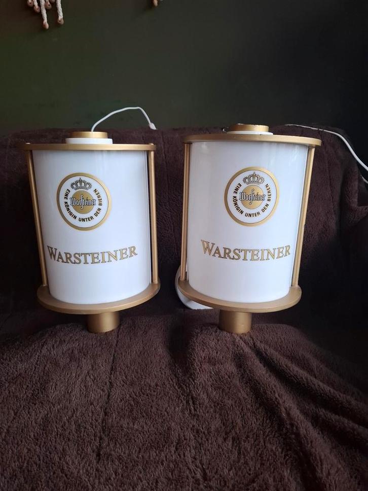 Prachtige vintage Warsteiner wandlampen, Huis en Inrichting, Lampen | Wandlampen, Gebruikt, Kunststof, Metaal, Ophalen of Verzenden