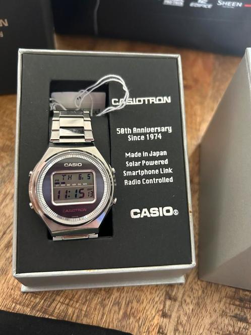 Casio TRN-50-2A  casiotron, Sieraden, Tassen en Uiterlijk, Horloges | Heren, Zo goed als nieuw, Casio, Staal, Verzenden