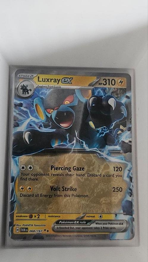 Luxray EX 068/167, Hobby en Vrije tijd, Verzamelkaartspellen | Pokémon, Zo goed als nieuw, Losse kaart, Ophalen of Verzenden