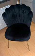 Zwart fluwelen vlinderstoel, Huis en Inrichting, Stoelen, Ophalen of Verzenden, Zo goed als nieuw, Zwart, Eén