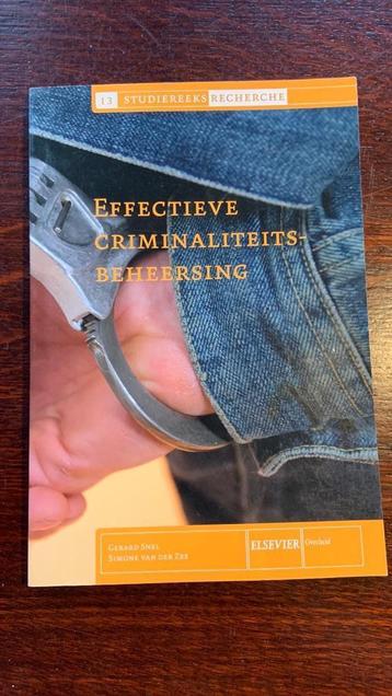 Effectieve criminaliteitsbeheersing- Gera Snel-S. Van der Ze beschikbaar voor biedingen