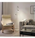 IKEA NYMÅNE Staande Lamp met 3 Spots - Wit, Ophalen, Zo goed als nieuw, Modern, Metaal