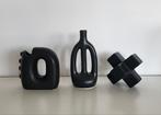 Zwarte woonaccessoires, Zwart, Ophalen of Verzenden, Minder dan 50 cm, Glas