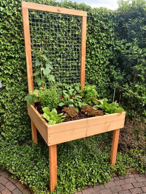 Moestuinbak kweekbak bloembak moestuinbakken douglas hout, Tuin en Terras, Bloembakken en Plantenbakken, Nieuw, Hout, Rechthoekig