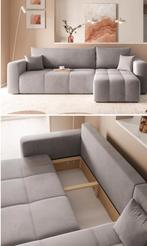 ˖🍁๋࣭  NIEUW! Hoekbank *Universeel L/R Slaap-Opbergfunctie, Huis en Inrichting, Banken | Complete zithoeken, Ophalen of Verzenden