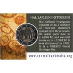 Coincard Malta Hal Saflieni Hypogeum 2022, Ophalen of Verzenden, Malta, 2 euro