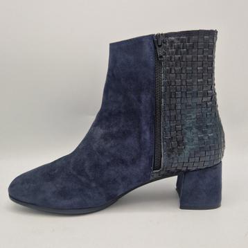 Kess enkellaarsjes. Maat 41, Blauw/suède. beschikbaar voor biedingen