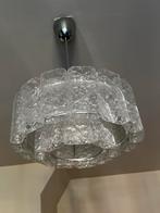 Hanglamp vintage design midcentury ijsglas retro, Ophalen of Verzenden, Gebruikt, Glas