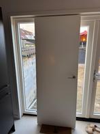 Svedex SL1 glans witte opdekdeur 211,5 x 78 linksdraaiend, Ophalen, 80 tot 100 cm, Binnendeur, Nieuw