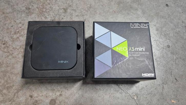 Minix Neo X5 Mini Android Mediaspeler, Audio, Tv en Foto, Mediaspelers, Gebruikt, Minder dan 500 GB, HDMI, USB 2.0, Optische audio