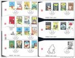 Belgie 7 FDC 3636-3660 Hergé Tintin Kuifje 2007 alle albums, Verzenden, Gestempeld
