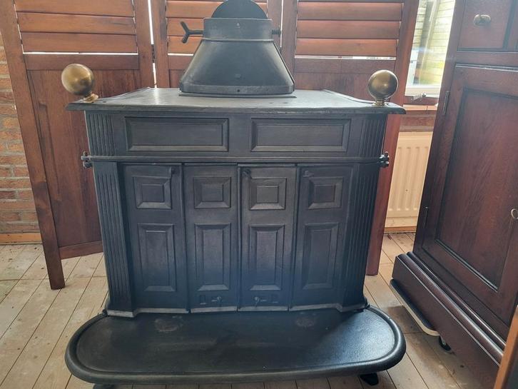 Gietijzeren Kachel - Sfeervolle Warmte!, Huis en Inrichting, Kachels, Gebruikt, Vrijstaand, Houtkachel, Hout, Ophalen