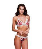 Baci Lingerie Setje met Bloemen M/L en Queen Grote Maat (690, Baci, Ophalen of Verzenden, Setje, Overige kleuren