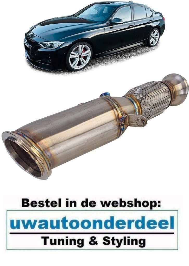 i Racing Downpipe RVS Voor Bmw 3 Serie F30 F31 N20 320i 328, Auto diversen, Wieldoppen, Nieuw, Ophalen of Verzenden