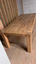Sterke Houten tafel 2.3m x 1.1m, Ophalen, 200 cm of meer, 50 tot 100 cm, Zo goed als nieuw