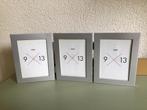 Hema 3 delig Foto frame zilverkleurig 34,5x15 cm., Minder dan 50 cm, Metaal of Aluminium, Ophalen of Verzenden, Zo goed als nieuw