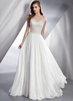 Trouwjurk maat 36/38 met open rug, Ophalen of Verzenden, Nieuw, Wit, Trouwjurk