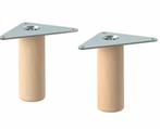 Eket 2 x IKEA houten poot NIEUW, 1 of 2 laden, Nieuw, Minder dan 100 cm, 25 tot 50 cm
