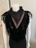 Velvet Boho Ibiza hippie sjaal, omslagdoek met franjes., Ophalen of Verzenden, Nieuw, Maat 46/48 (XL) of groter, Sjaal