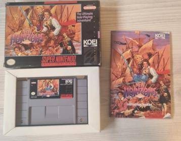 New Horizons SNES NTSC-U Compleet in box  beschikbaar voor biedingen
