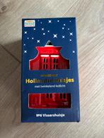 Hollandse Huisjes Kandelaar - Vissershuisje Nr. 6, Overige materialen, Nieuw, Ophalen of Verzenden, Rood