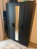 IKEA Brimnes 3-deurs kledingkasten 2 stuks, Ophalen, Met deur(en), 100 tot 150 cm, Zo goed als nieuw