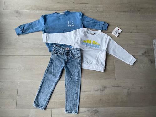 Set jeans Tumble ‘n Dry + 2 stuks sweater Retour maat 98/104, Kinderen en Baby's, Kinderkleding | Maat 98, Zo goed als nieuw, Jongen