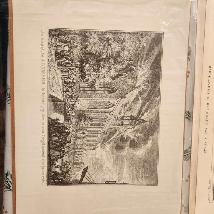 Oude Tekeningen Noord-Holland - 18e Eeuw, Antiek en Kunst, Kunst | Tekeningen en Foto's, Ophalen of Verzenden