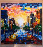 Groot Schilderij “Street Vieuw “, Ophalen