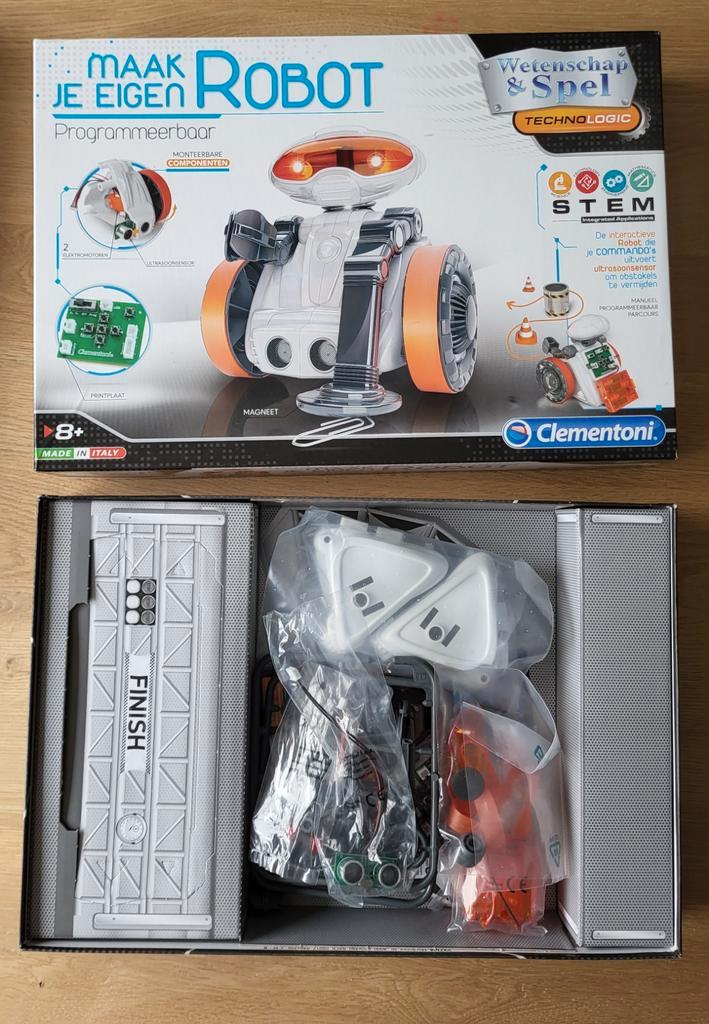 Maak je eigen robot - Clementoni   *NIEUW*!, Kinderen en Baby's, Speelgoed | Educatief en Creatief, Nieuw, Knutselen, Bouwen, Elektronica