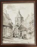 prachtige tekening Ton Ancone Palthehuis vintage, Ophalen of Verzenden