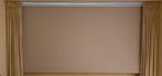 Lichtgrijs verduisterend rolgordijn Br. 274.5 x H 135, 200 cm of meer, Grijs, 100 tot 150 cm, Zo goed als nieuw