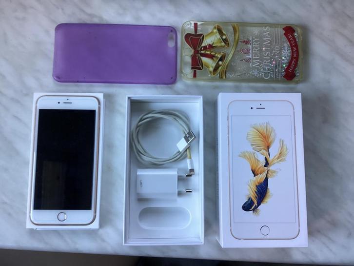 Iphone 6 S plus, Telecommunicatie, Mobiele telefoons | Toebehoren en Onderdelen, Zo goed als nieuw, Apple iPhone, Overige typen