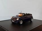Mini-Cooper One 2005 Convertible Blauw Metallic Minichamps, Hobby en Vrije tijd, Modelauto's | 1:43, Ophalen of Verzenden, Zo goed als nieuw