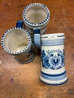 Oude Heineken Bierpulen - Delfts Blauw Set van 3, Antiek en Kunst, Antiek | Keramiek en Aardewerk, Ophalen of Verzenden